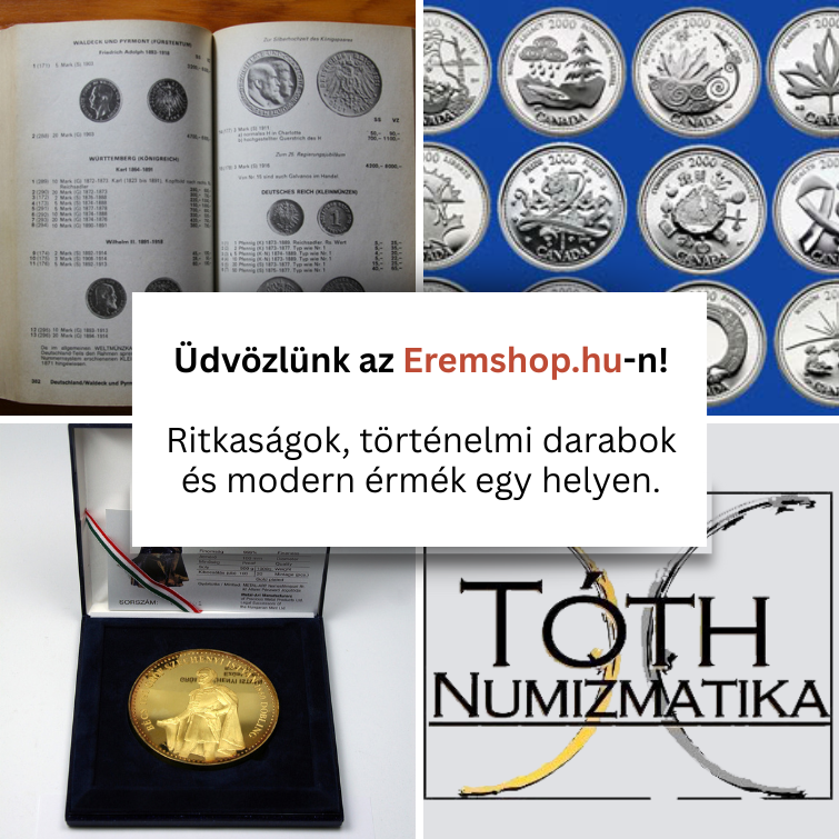 Tóth Numizmatika - Éremshop.hu