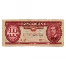 100 Forint Bankjegy 1989 F