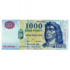 1000 Forint Bankjegy Millennium 2000 DA gVF