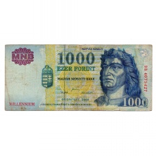 1000 Forint Bankjegy Millennium 2000 DB VG