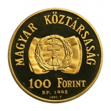 1848-49 Szabadságharc 150. évfordulója 100 Forint 1998 PP