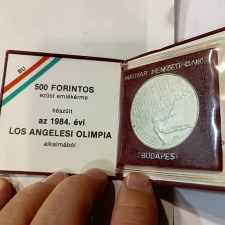 1984 Nyári Olimpia Los Angeles 500 Forint BU díszcsomagolásban