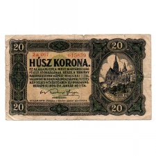 20 Korona Államjegy 1920 F