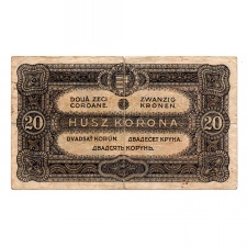 20 Korona Államjegy 1920 F