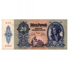 20 Pengő Bankjegy 1941 VF