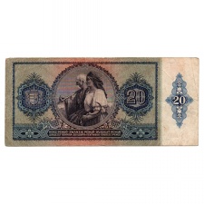 20 Pengő Bankjegy 1941 alacsony sorszám 004369