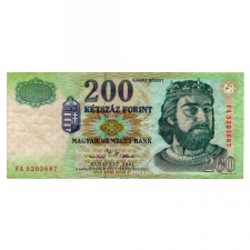 200 Forint Bankjegy 2001 FA VF