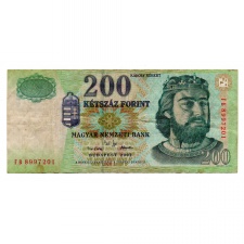 200 Forint Bankjegy 2002 FB F