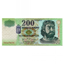 200 Forint Bankjegy 2004 FB VF