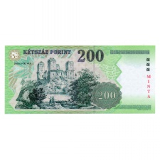 200 Forint Bankjegy 2005 MINTA