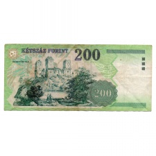 200 Forint Bankjegy 2006 FB F-VF