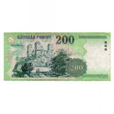 200 Forint Bankjegy 2007 FB VF