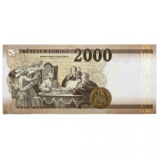 2000 Forint Bankjegy 2016 CB UNC forgalmi sorszám