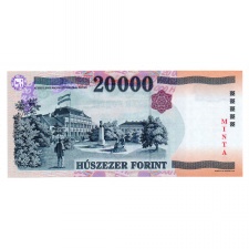 20000 Forint Bankjegy 2005 MINTA