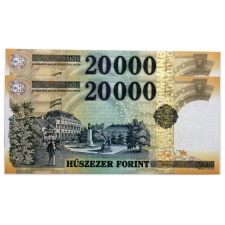 20000 Forint Bankjegy 2016 GF UNC forgalmi sorszámkövető pár