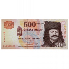 500 Forint Bankjegy 2008 EA MINTA