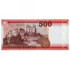 500 Forint Bankjegy 2018 EC UNC alacsony sorszám