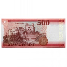 500 Forint Bankjegy 2018 EF sorozat UNC forgalmi sorszám