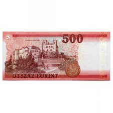 500 Forint Bankjegy 2018 EG UNC forgalmi sorszám