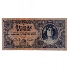 500 Pengő Bankjegy 1945 F