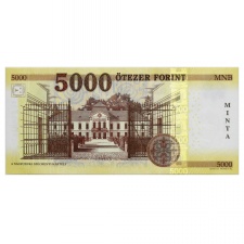 5000 Forint Bankjegy 2020 MINTA alacsony sorszám 0000117