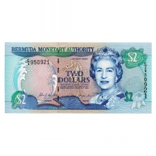 Bermuda 2 Dollár Bankjegy 2000 P50a