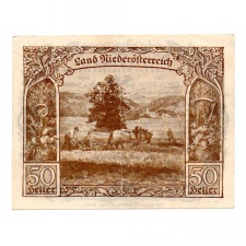 Ausztria Niederösterreich 50 Heller 1920 PS111a