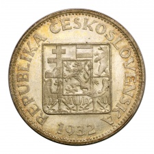 Csehszlovákia 10 Korona 1932 aUNC-UNC Ag