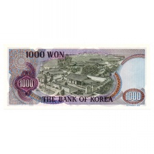 Dél-Korea 1000 Won Bankjegy 1975 P44a