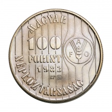 FAO 100 Forint 1983 BU