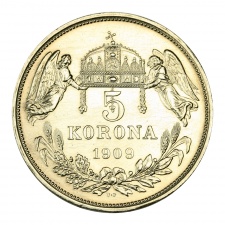 Ferenc József 5 Korona 1909 K-B U.P.