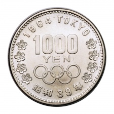 Japán 1000 Yen 1964 Tokyo Olimpia