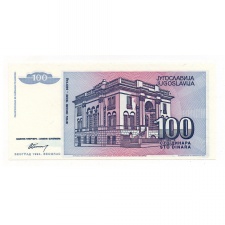 Jugoszlávia 100 Dinár Bankjegy 1994 P139a Nikola Tesla