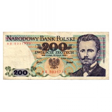 Lengyelország 200 Zloty Bankjegy 1976 P144a L147bb