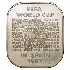 MLSZ FIFA World Cup Spanyolország 1982 ezüst emlékérem