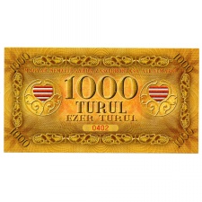 Magyar Nemzeti Gárda 1000 Turul emlék Bankjegy 2010