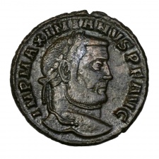 Maximianus nagyméretű Follis 309-310 Siscia