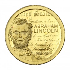 Mongólia 1000 Togrog 2015 PP Abraham Lincoln arany érem Au999