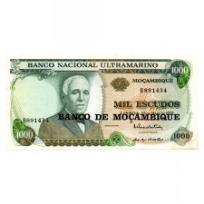 Mozambik 1000 Escudó Bankjegy 1976 P119a