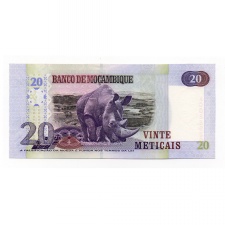 Mozambik 20 Metical Bankjegy 2006 P143a