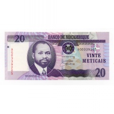 Mozambik 20 Metical Bankjegy 2006 P143a