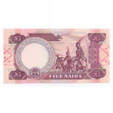 Nigéria 5 Naira Bankjegy 1984 P24f