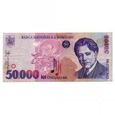 Románia 50000 Lei Bankjegy 1996 p109a