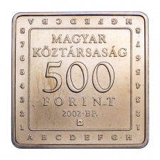 Sakk 500 Forint 2002 BU Kempelen Farkas