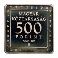 Sakk 500 Forint 2002 PP Kempelen Farkas