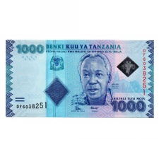 Tanzánia 1000 Shilling Bankjegy 2015 P41b