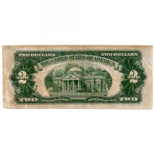 USA 2 Dollár Bankjegy 1928  D