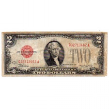 USA 2 Dollár Bankjegy 1928  D