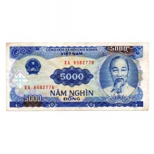 Vietnam 5000 Dong Bankjegy 1991 P108a