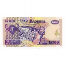 Zambia 100 Kwacha Bankjegy 2006 P38f